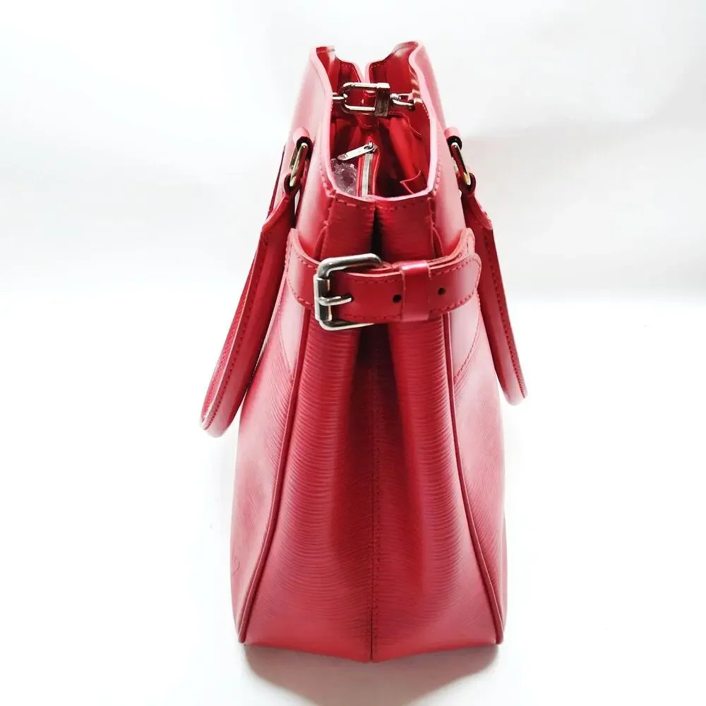 Louis Vuitton Passy GM Red Epi Leather Tote Bag